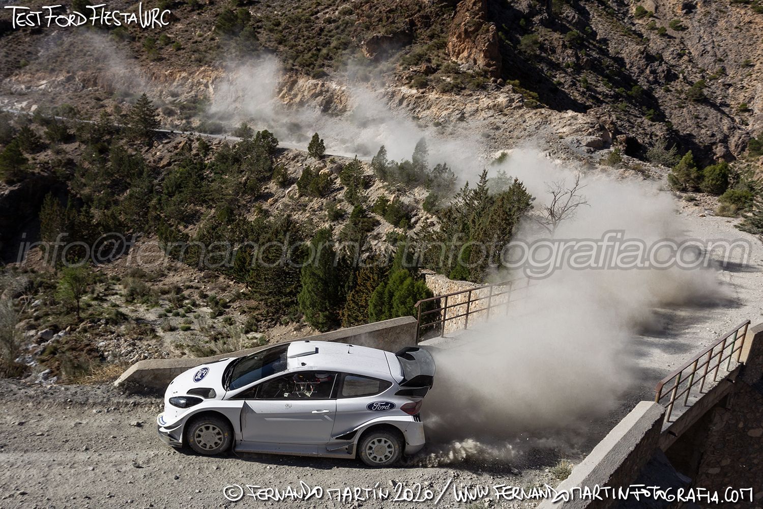 Test Ford Fiesta WRC 2020