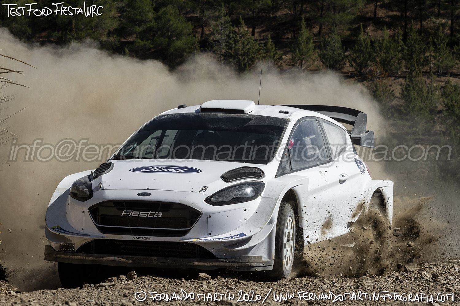 Test Ford Fiesta WRC 2020
